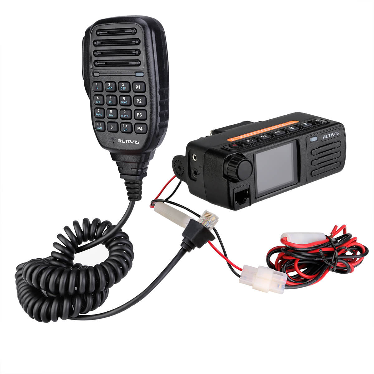Mini-radio mobile DMR double bande GPS Retevis RT73