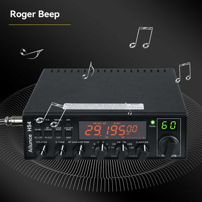 Émetteur-récepteur mobile radio amateur 10 m Retevis Ailunce HS4
