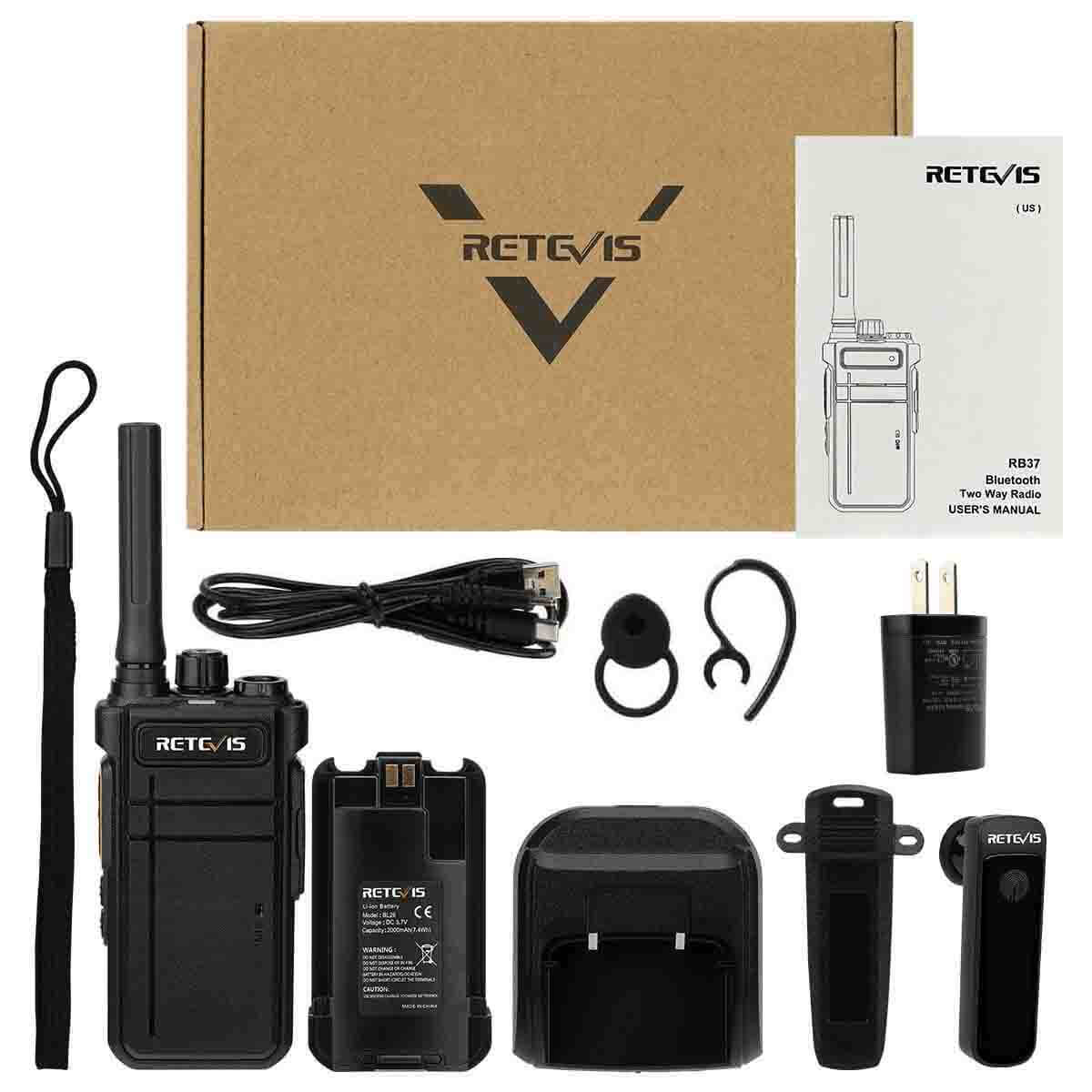 Talkie-walkie Bluetooth PMR446 RB637 Retevis