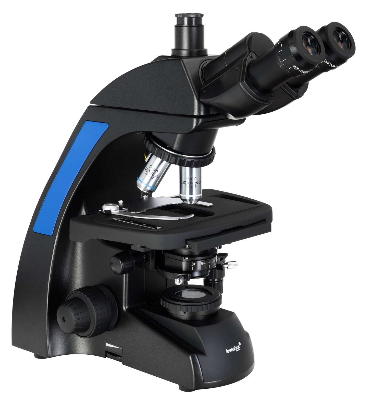 Microscope Biologique Trinoculaire 40-1000x avec Éclairage LED Köhler - Levenhuk