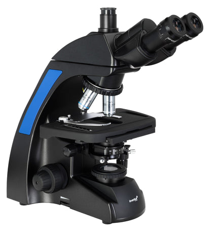 Microscope Biologique Trinoculaire 40-1000x avec Éclairage LED Köhler - Levenhuk
