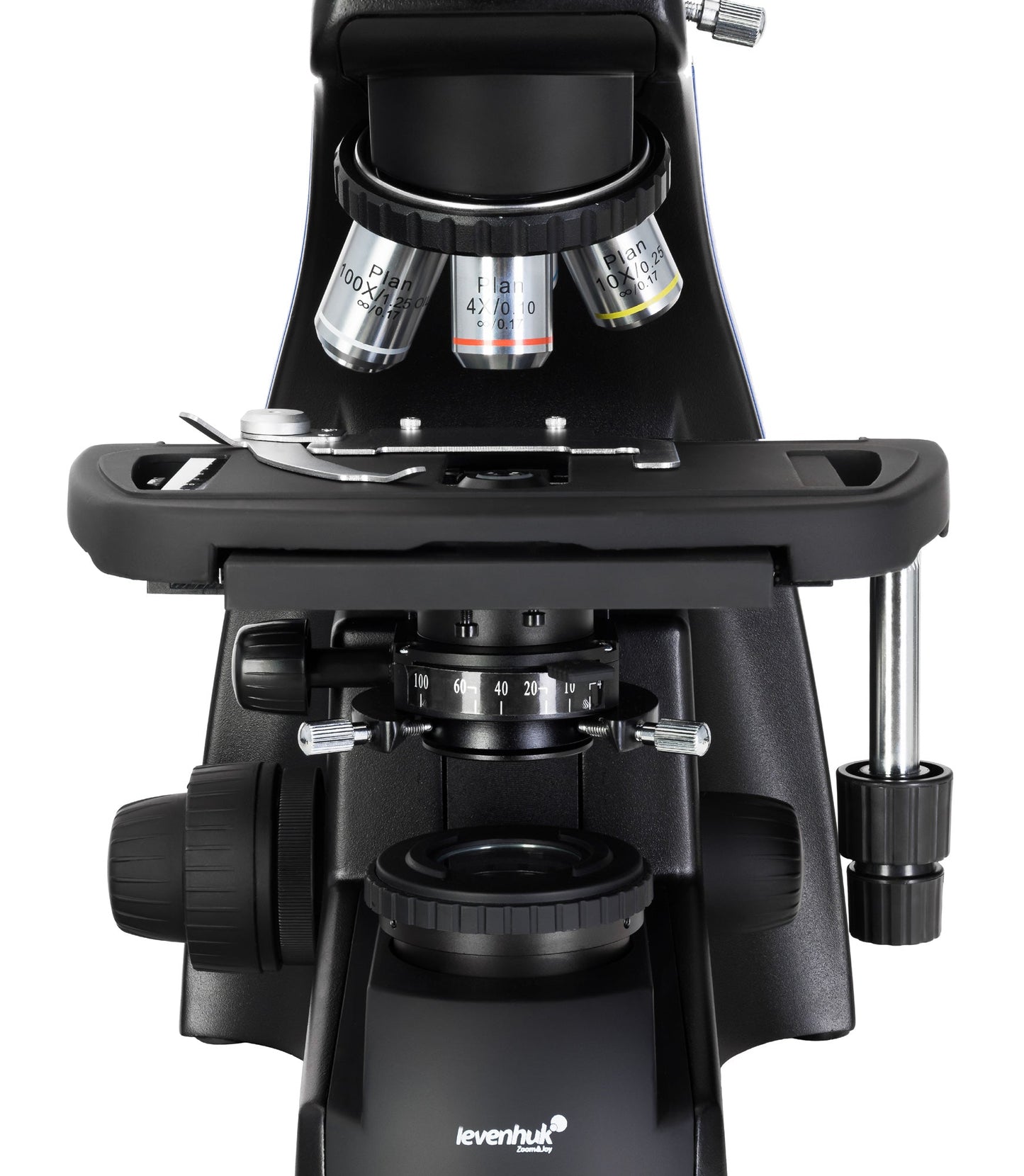 Microscope Biologique Trinoculaire 40-1000x avec Éclairage LED Köhler - Levenhuk