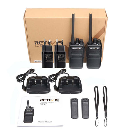 Talkie Walkie PMR446 sans Licence Retevis RT617