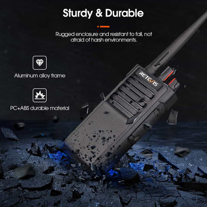Radio DMR Bluetooth robuste et étanche Retevis RT29D