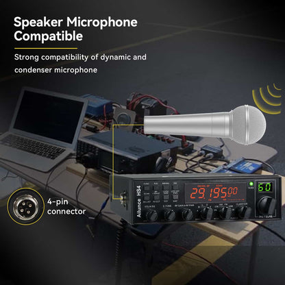 Émetteur-récepteur mobile radio amateur 10 m Retevis Ailunce HS4