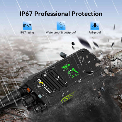 Radio professionnelle Retevis NR30D longue distance pack de 8