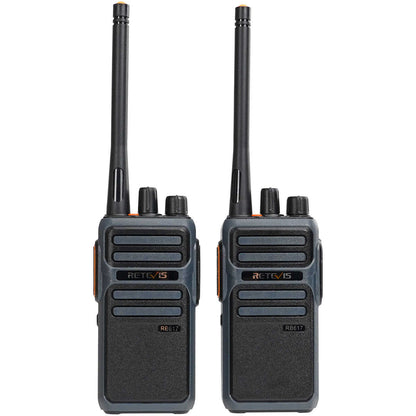 Radio PMR446 RB617 4400mAh avec chargeur Type-C Retevis