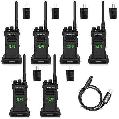 Radio professionnelle NR30D pack 6 - Retevis