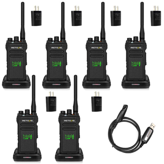 Radio professionnelle NR30D pack 6 - Retevis