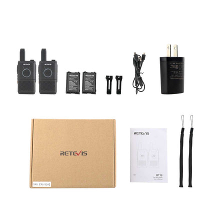 RT618 Radio professionnelle PMR double PTT Retevis