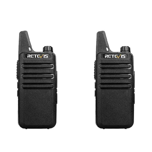 Lot de 2 talkies-walkies PMR446 super portables RT622 Retevis