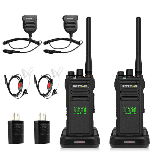 Radio DMR étanche longue portée NR30D Retevis - Lot de 2