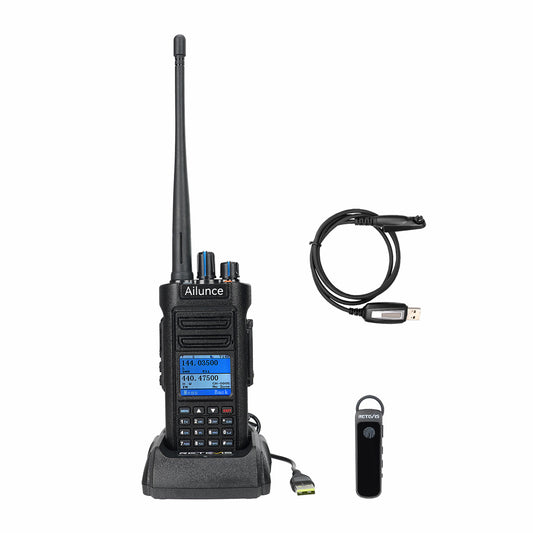 Radio DMR double bande GPS Ailunce HD2 10 W étanche IP67 Retevis