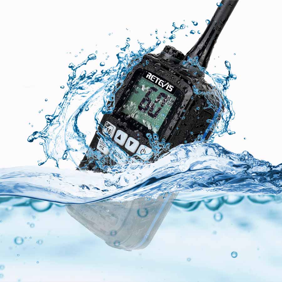 Radio marine étanche Retevis RM01 IP67 VHF