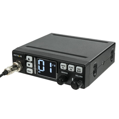 Radio CB mini 40 canaux avec écran LCD rétroéclairé Retevis