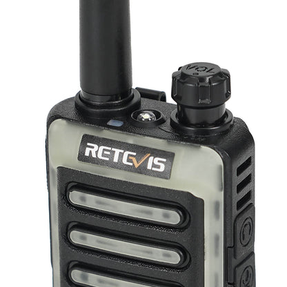 Talkie-walkie PMR446 RB666 à charge rapide fluorescent Retevis