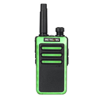 Talkie-walkie PMR446 RB666 à charge rapide fluorescent Retevis