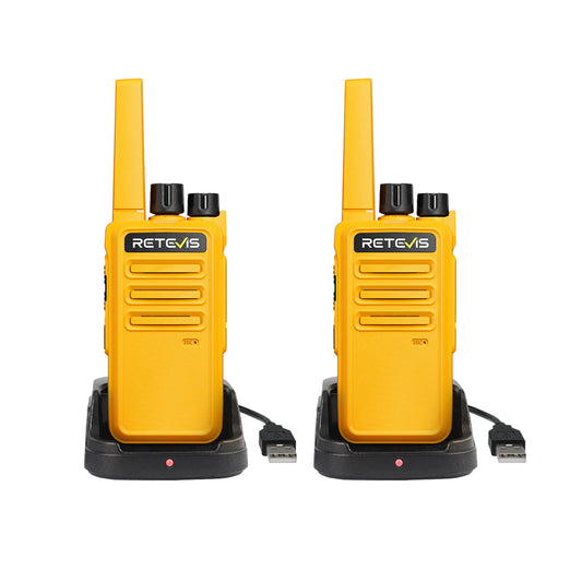 Radios bidirectionnelles portables RT668 PMR446 orange Retevis