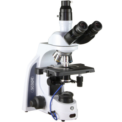 Microscope trinoculaire à fond noir iScope plan infini - Euromex