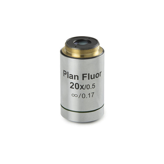 Objectif de microscope 20x/0,50 PL-FL IOS semi-apochromatique pour Oxion - Euromex