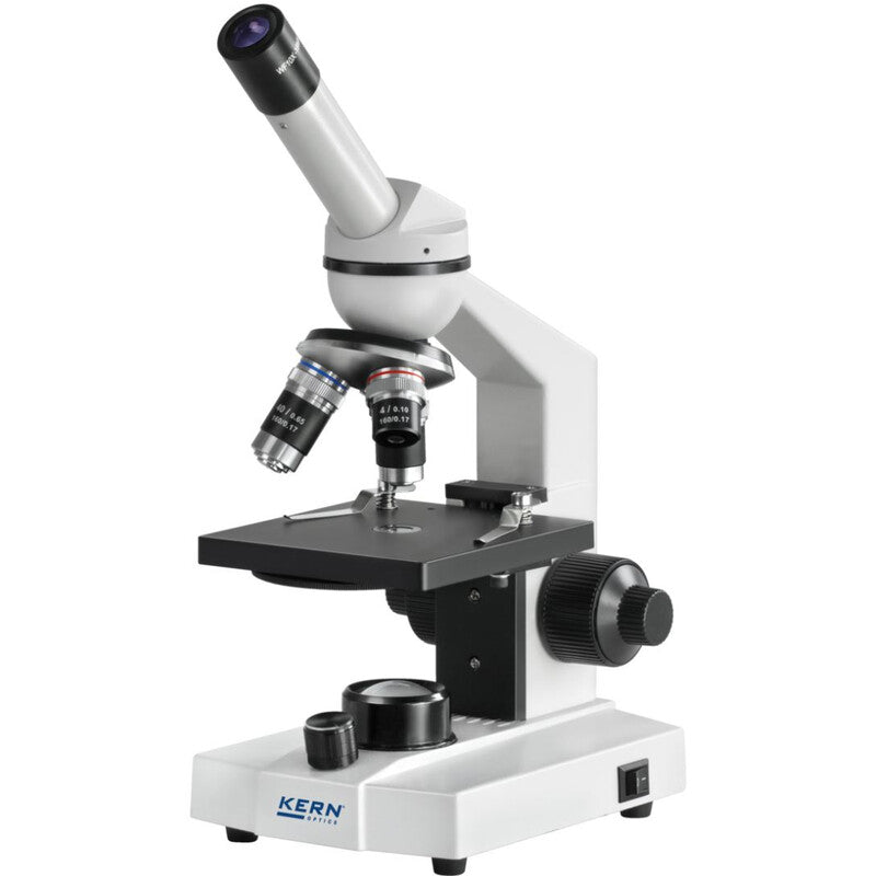 Microscope monoculaire achromatique 40-400x LED rechargeable - Kern
