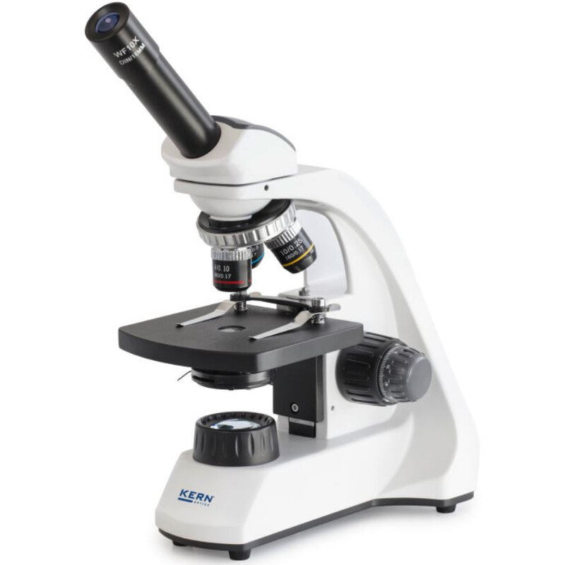 Microscope monoculaire achromatique 40x à 400x LED 1 W - Kern