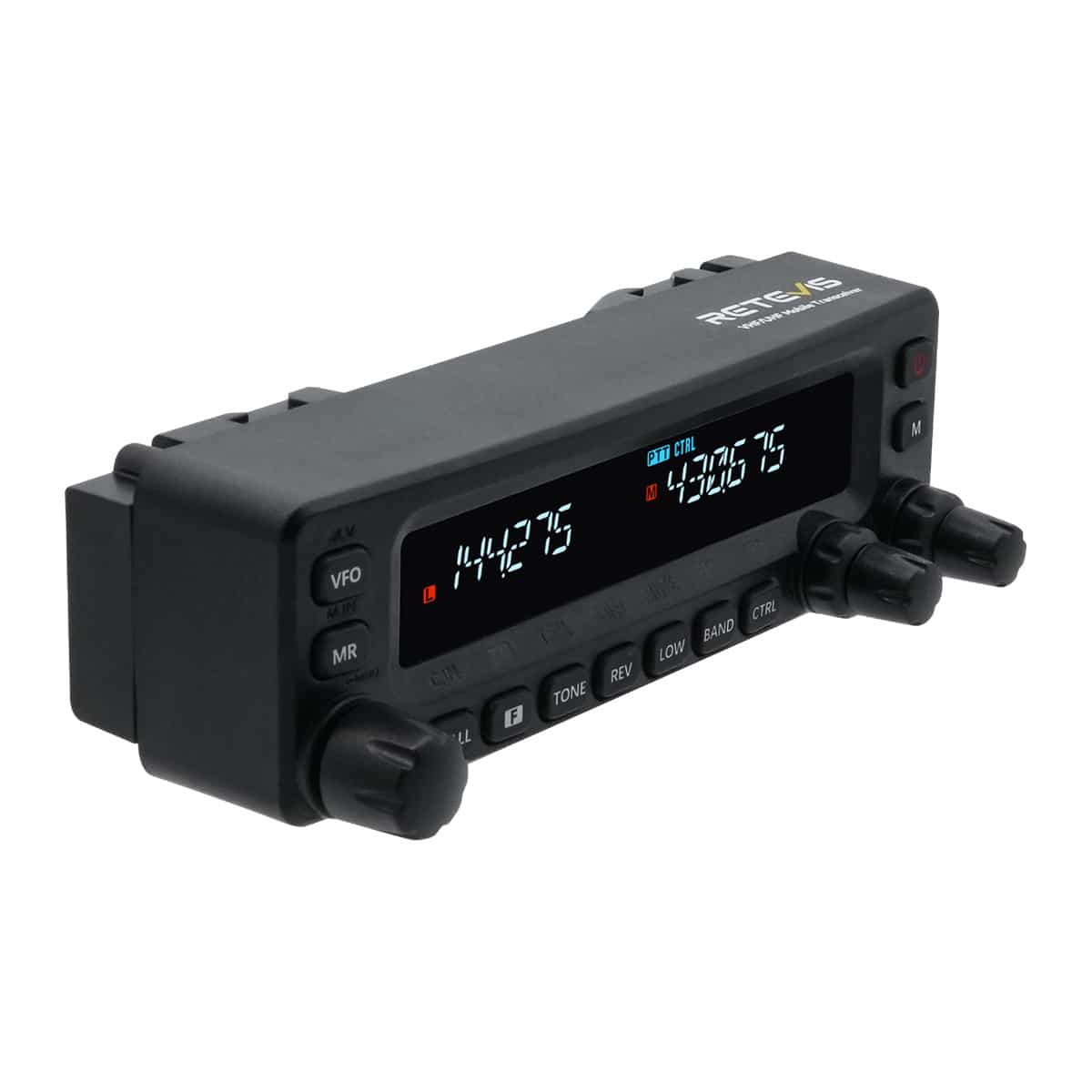 Radio mobile amateur Retevis MA1 50 W UHF VHF panneau amovible