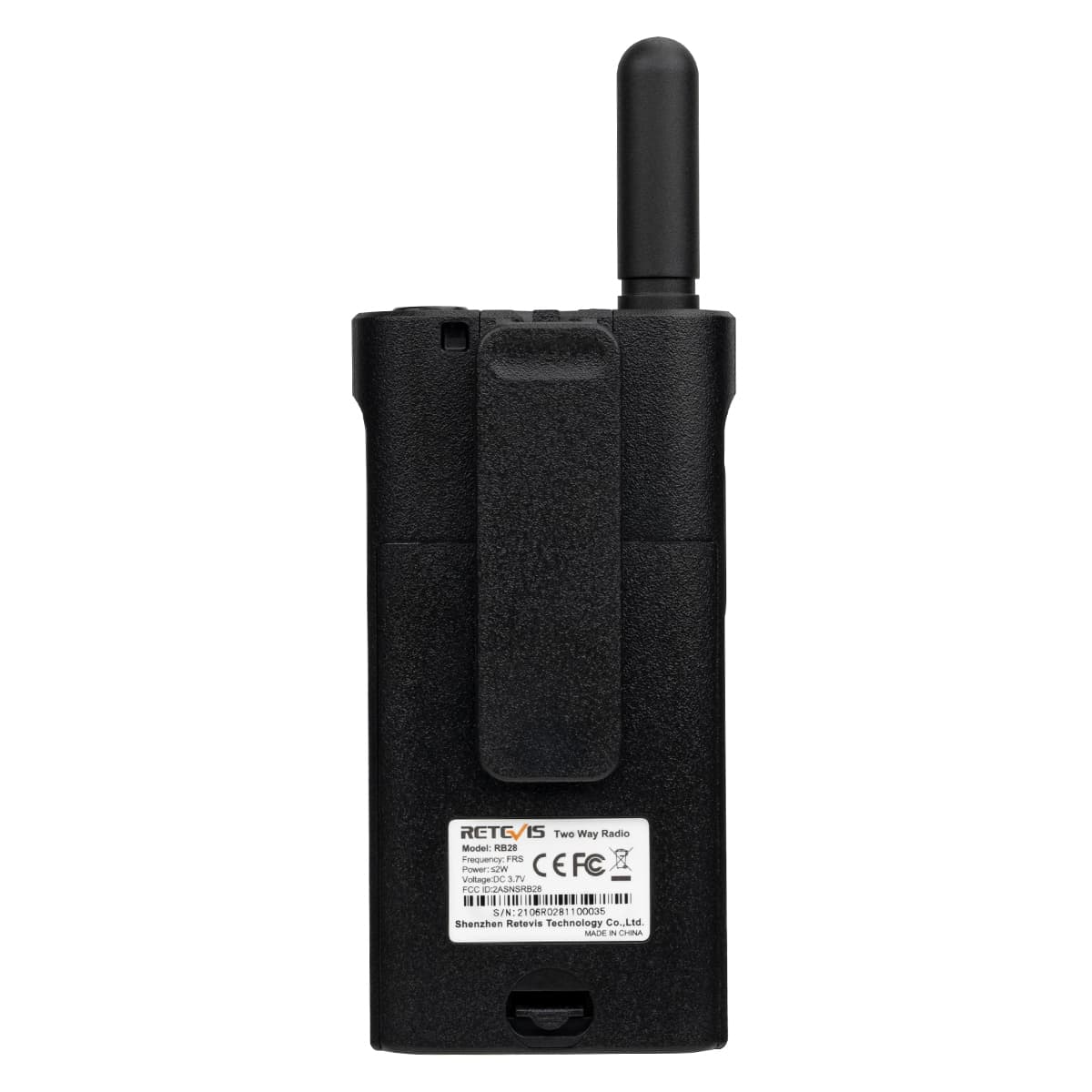 Radio portable PMR446 RB628 à chargement Type-C Retevis