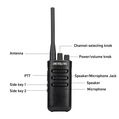 Radios professionnelles longue distance Retevis RB85