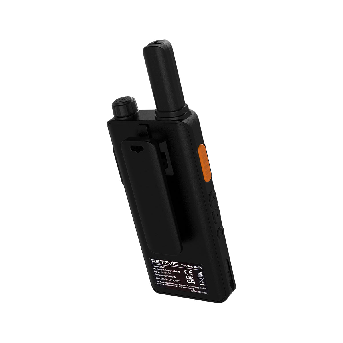 Talkie-walkie rechargeable ultra-mince B63S PMR446 Retevis