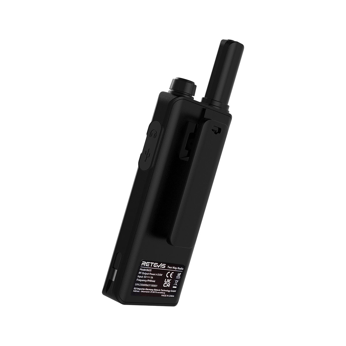 Talkie-walkie rechargeable ultra-mince B63S PMR446 Retevis