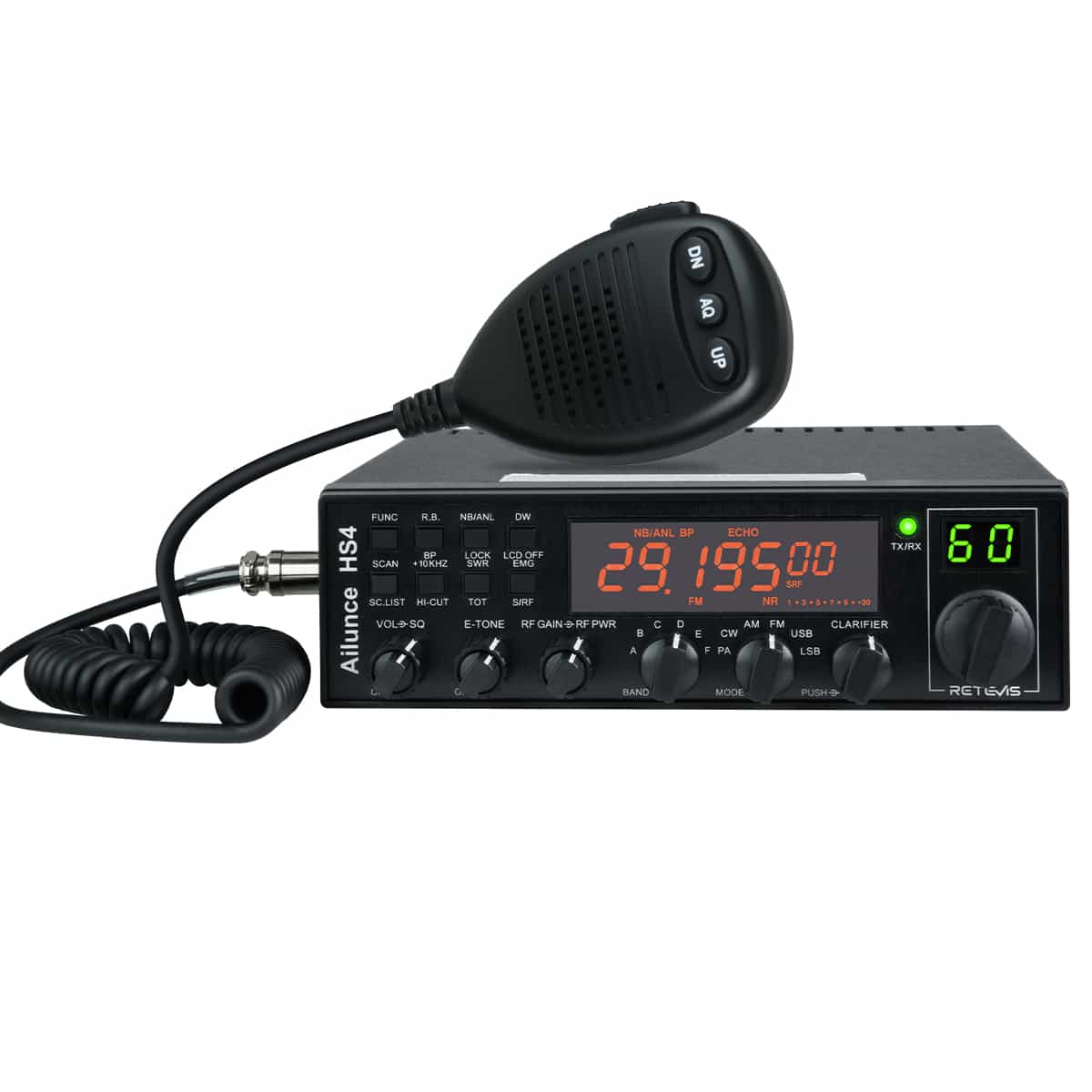 Émetteur-récepteur mobile radio amateur 10 m Retevis Ailunce HS4