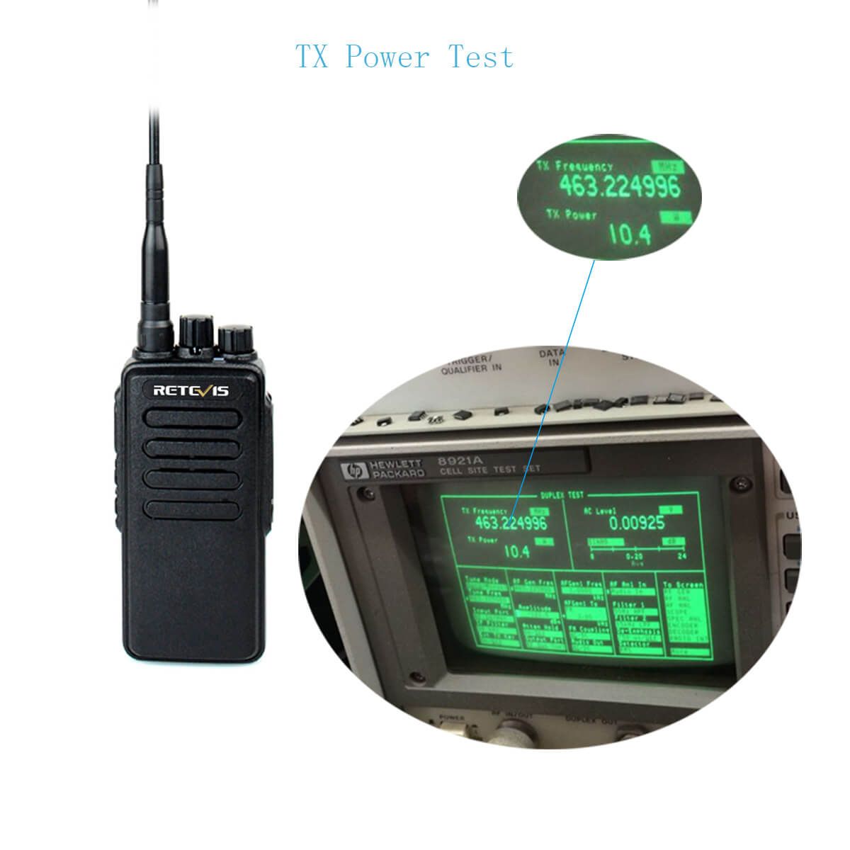 Radio portable UHF haute puissance Retevis RT1