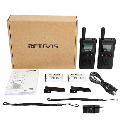 Radio portable PMR446 RB628 à chargement Type-C Retevis