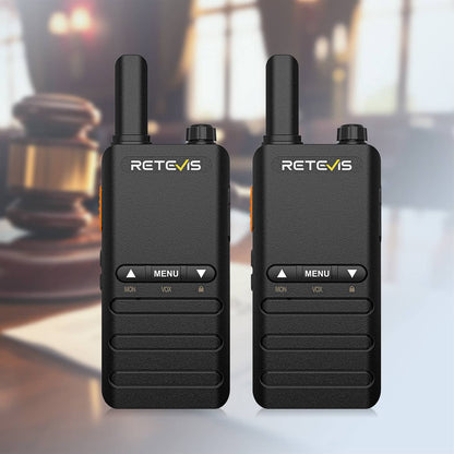 Radio bidirectionnelle Retevis B63B PMR446 Ultra-mince (2 unités)