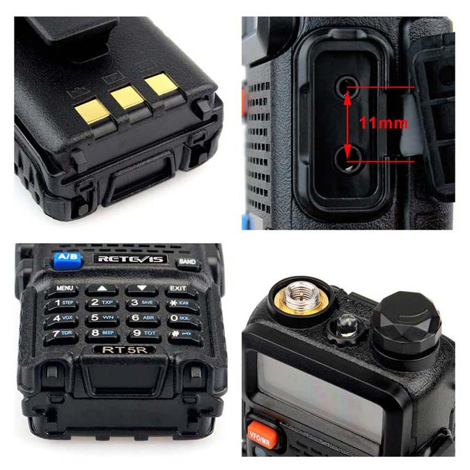 Radio amateur double bande VHF/UHF Retevis RT5R