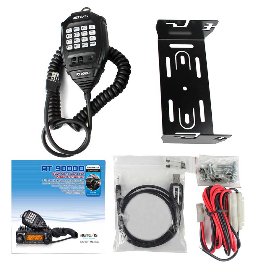 Radio mobile UHF haute puissance RT9000D Retevis