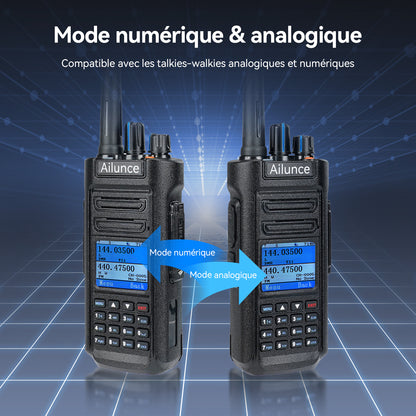 Radio DMR bibande étanche Retevis Ailunce HD2 10 W