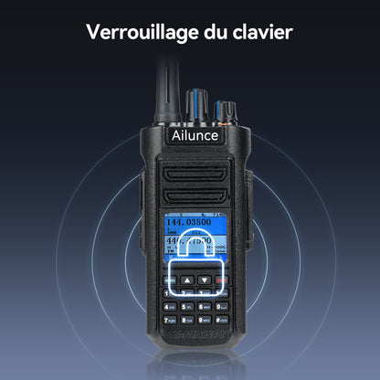 Radio DMR bibande étanche Retevis Ailunce HD2 10 W