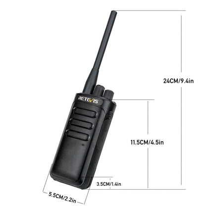 Radios professionnelles longue distance Retevis RB85
