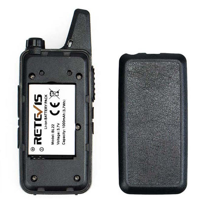 Lot de 2 talkies-walkies PMR446 super portables RT622 Retevis
