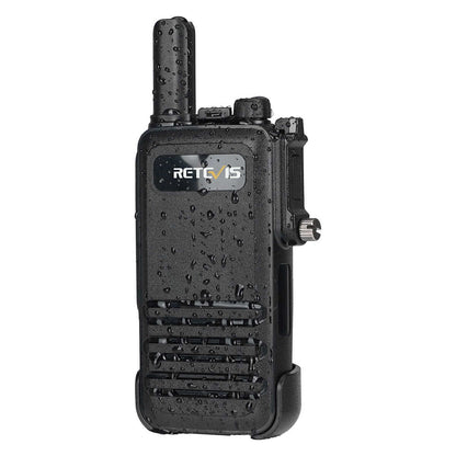 Radio portable PMR446 ultra-mince étanche IP67 Retevis RB647