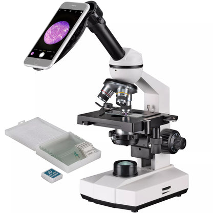 BRESSER Erudit Basic Mono Biological Microscope - Explore Scientific in Motion